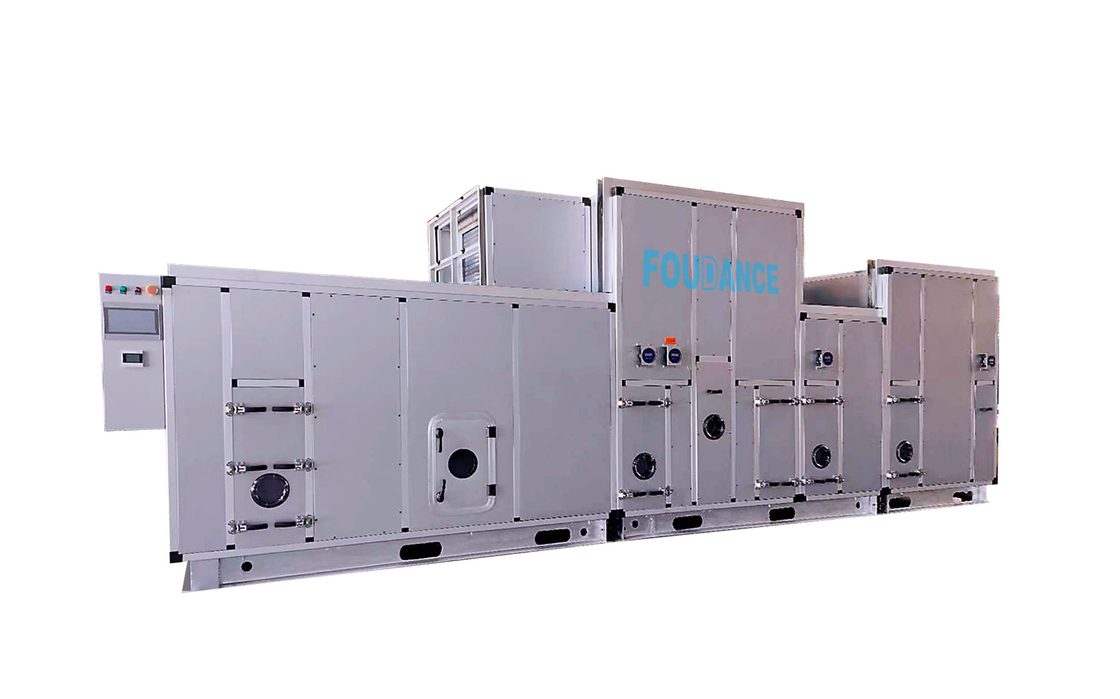 T&lt;25.C/RH&lt;1% Air Lithium ion Battery Dehumidifier met een luchtstroom van 10000m3/h en een dauwpunt van &lt;-40.C